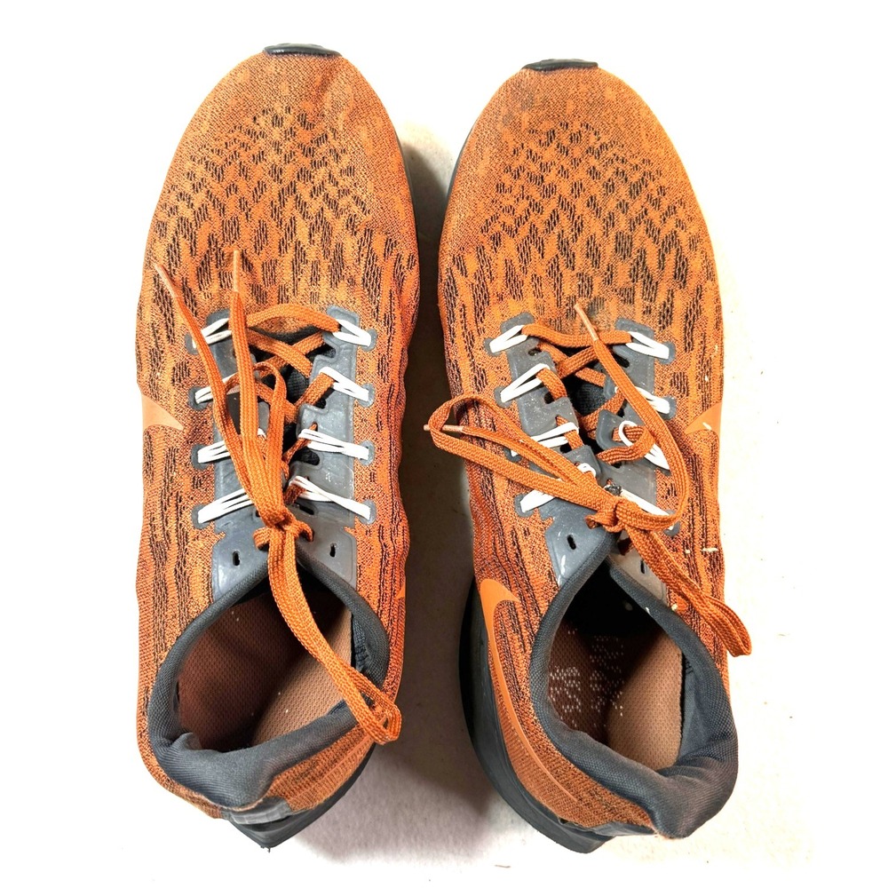 Nike‎ Air Zoom Texas Longhorn Pegasus Running Shoes Mens Size 13 Orange Sneakers